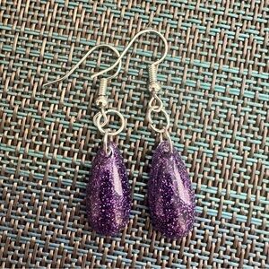 Resin Sparkle Earrings